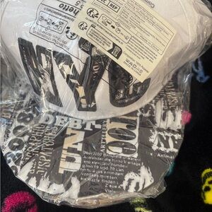Black & White Graphic Baseball Cap